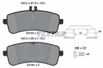 TEXTAR Piduriklotsi komplekt,  ketaspidur Q+ 2516305