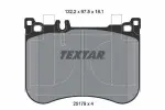 TEXTAR Piduriklotsi komplekt,  ketaspidur 2517901