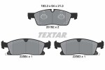 TEXTAR Piduriklotsi komplekt,  ketaspidur Q+ 2519207