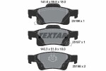 TEXTAR Piduriklotsi komplekt,  ketaspidur Q+ 2519601