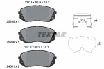 TEXTAR Piduriklotsi komplekt,  ketaspidur Q+ 2520504