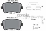TEXTAR Piduriklotsi komplekt,  ketaspidur Q+ 2521413