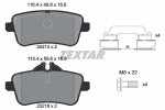 TEXTAR Piduriklotsi komplekt, ketaspidur Q+ 2521509