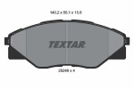 TEXTAR Piduriklotsi komplekt,  ketaspidur 2524601