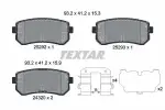 TEXTAR Piduriklotsi komplekt,  ketaspidur Q+ 2529201