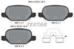 TEXTAR Piduriklotsi komplekt,  ketaspidur Q+ 2541101