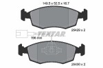 TEXTAR Piduriklotsi komplekt,  ketaspidur Q+ 2542901
