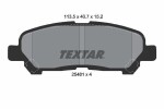 TEXTAR Piduriklotsi komplekt,  ketaspidur 2548101