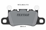 TEXTAR Piduriklotsi komplekt,  ketaspidur Q+ 2551201