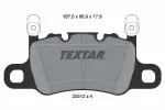 TEXTAR Piduriklotsi komplekt,  ketaspidur 2551205