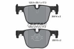 TEXTAR Piduriklotsi komplekt,  ketaspidur Q+ 2551401