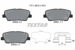 TEXTAR Piduriklotsi komplekt,  ketaspidur Q+ 2552008