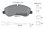 TEXTAR Piduriklotsi komplekt,  ketaspidur Q+ 2560201