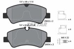 TEXTAR Piduriklotsi komplekt,  ketaspidur Q+ 2560301