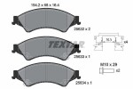TEXTAR Piduriklotsi komplekt,  ketaspidur Q+ 2563201