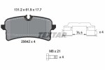 TEXTAR Piduriklotsi komplekt,  ketaspidur Q+ 2564203