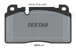 TEXTAR Piduriklotsi komplekt,  ketaspidur 2564305