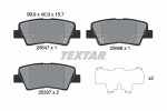 TEXTAR Piduriklotsi komplekt,  ketaspidur Q+ 2564701