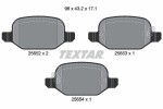 TEXTAR Piduriklotsi komplekt,  ketaspidur Q+ 2565201