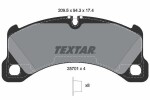 TEXTAR Piduriklotsi komplekt,  ketaspidur 2570101