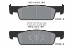 TEXTAR Piduriklotsi komplekt,  ketaspidur Q+ 2570201