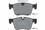 TEXTAR Piduriklotsi komplekt, ketaspidur Q+ 2583301