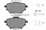 TEXTAR Piduriklotsi komplekt,  ketaspidur Q+ 2583901