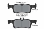 TEXTAR Piduriklotsi komplekt,  ketaspidur Q+ 2584104