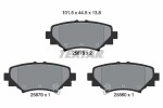 TEXTAR Piduriklotsi komplekt,  ketaspidur 2587801