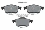 TEXTAR Piduriklotsi komplekt,  ketaspidur Q+ 2590601