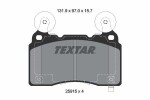 TEXTAR Piduriklotsi komplekt,  ketaspidur 2591501