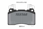 TEXTAR Piduriklotsi komplekt,  ketaspidur Q+ 2591503