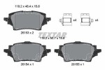 TEXTAR Piduriklotsi komplekt,  ketaspidur Q+ 2615301