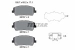 TEXTAR Piduriklotsi komplekt,  ketaspidur Q+ 2615701