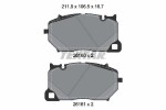 TEXTAR Piduriklotsi komplekt,  ketaspidur Q+ 2616001