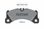 TEXTAR Piduriklotsi komplekt,  ketaspidur 2618501