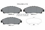 TEXTAR Piduriklotsi komplekt,  ketaspidur 2620901