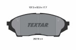 TEXTAR Piduriklotsi komplekt,  ketaspidur 2621901