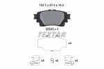TEXTAR Piduriklotsi komplekt,  ketaspidur 2624501