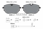 TEXTAR Piduriklotsi komplekt,  ketaspidur Q+ 2626801