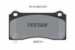 TEXTAR Piduriklotsi komplekt, ketaspidur Q+ 2627501