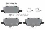 TEXTAR Piduriklotsi komplekt, ketaspidur Q+ 2627701