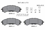 TEXTAR Piduriklotsi komplekt,  ketaspidur Q+ 2630001