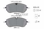 TEXTAR Piduriklotsi komplekt,  ketaspidur Q+ 2651001