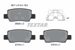 TEXTAR Piduriklotsi komplekt,  ketaspidur Q+ 2652005