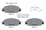TEXTAR Piduriklotsi komplekt,  ketaspidur Q+ 2653601