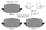 TEXTAR Piduriklotsi komplekt,  ketaspidur Q+ 2658901