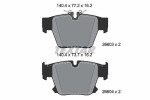 TEXTAR Piduriklotsi komplekt,  ketaspidur Q+ 2660301