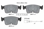 TEXTAR Piduriklotsi komplekt,  ketaspidur Q+ 2667702