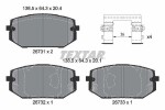 TEXTAR Piduriklotsi komplekt,  ketaspidur Q+ 2673101